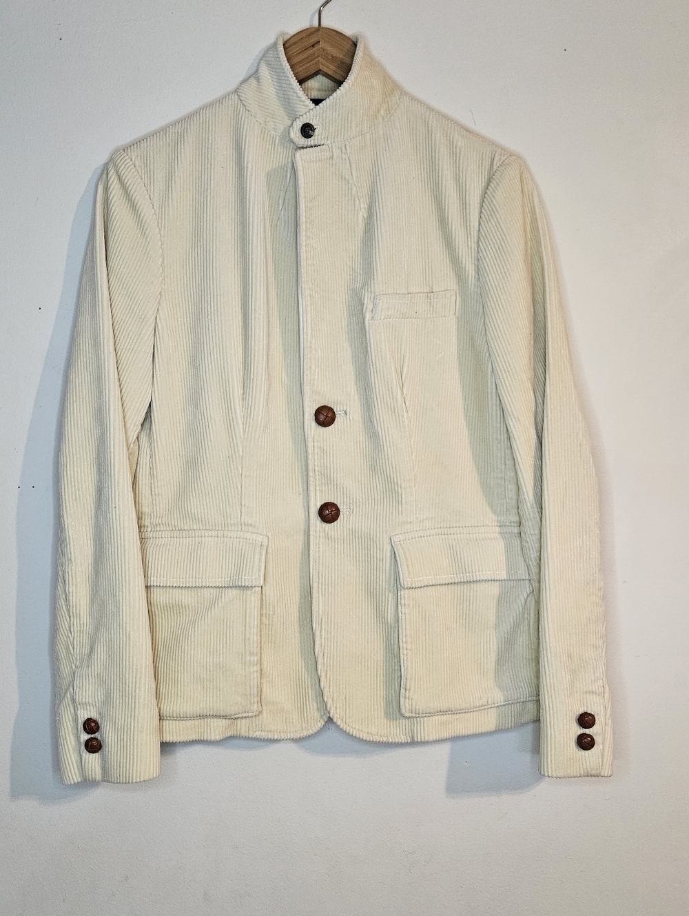 Ralph Lauren Corduroy Blazer – Size 12 – Crème / Beige – Blue Tags - Picture 4 of 14
